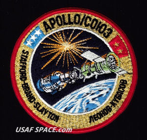 Vintage ORIGINAL APOLLO SOYUZ Test Project (ASTP) AB Emblem- CREW -PATCH-NEW****